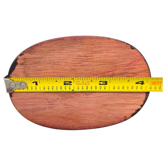 Vintage Chinese Hand Carved Resin Foo Dog Lion Statue Wood Base 5.5" - Picture 11 of 12